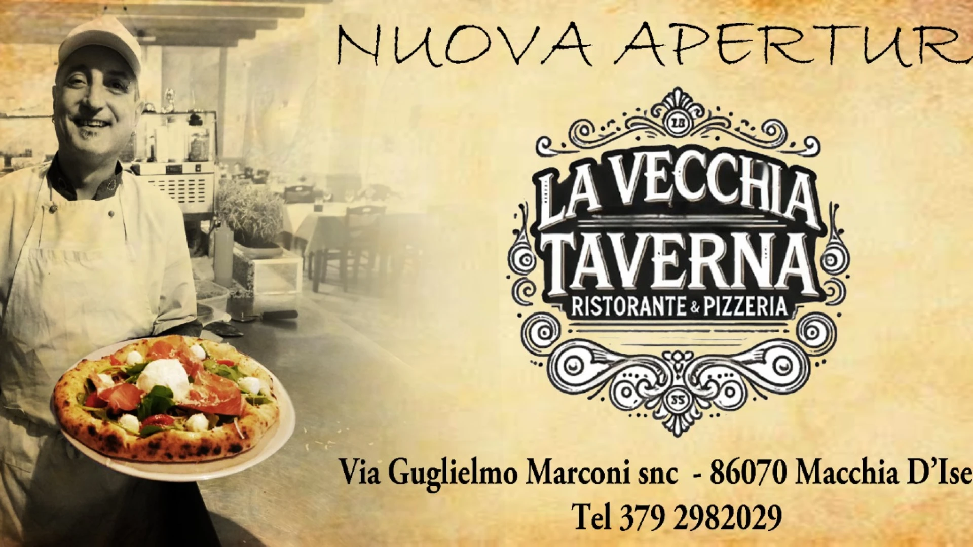 La Vecchia Taverna a Macchia d’Isernia. Il paradiso della pizza abbinato alla riscoperta di piatti tipici del territorio. Il luogo ideale per trascorrere le festività pasquali.